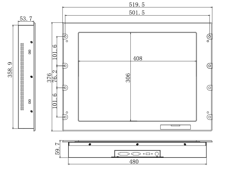 IDP-201-工業顯示器