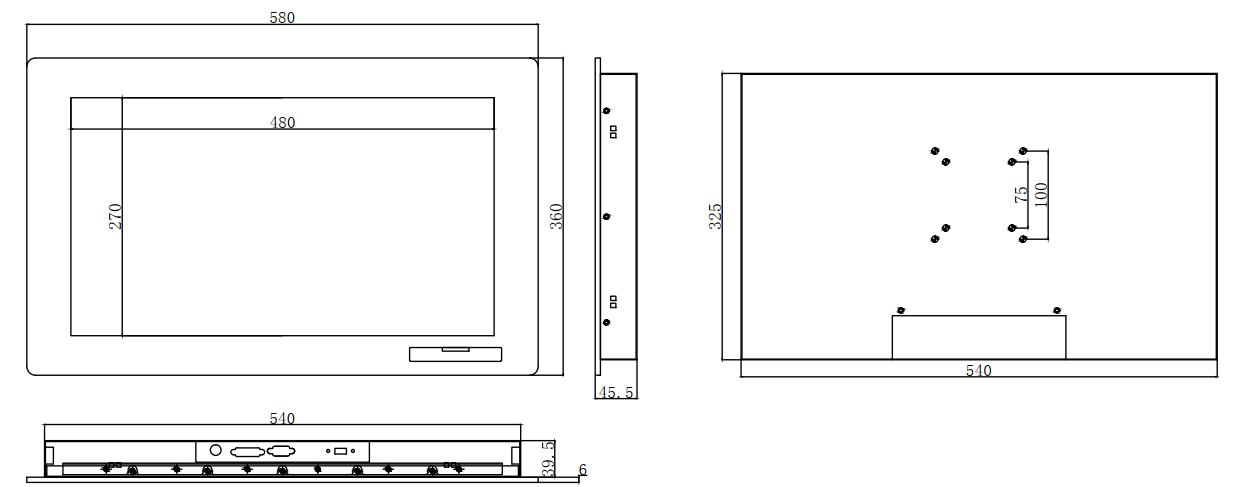 IDP-215T-工業顯示器
