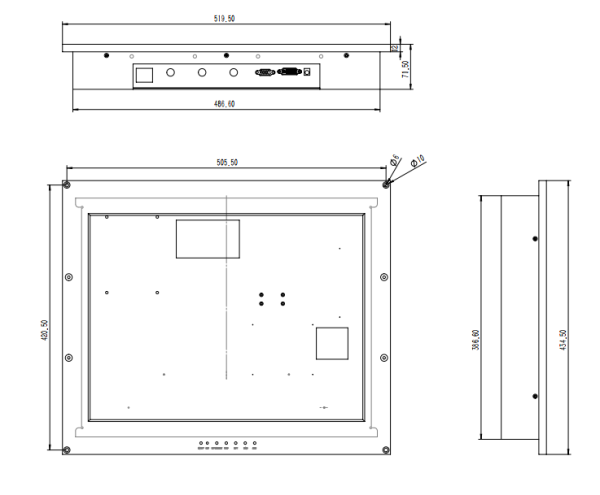 IDP-213A-工業顯示器