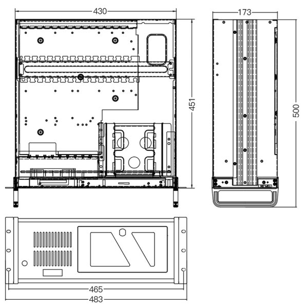 IPC-4200M-4U上架式工業機箱