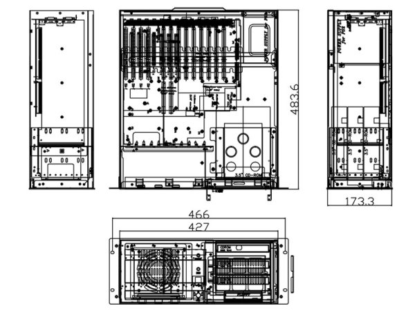 IPC-4202M-4U上架式工業機箱