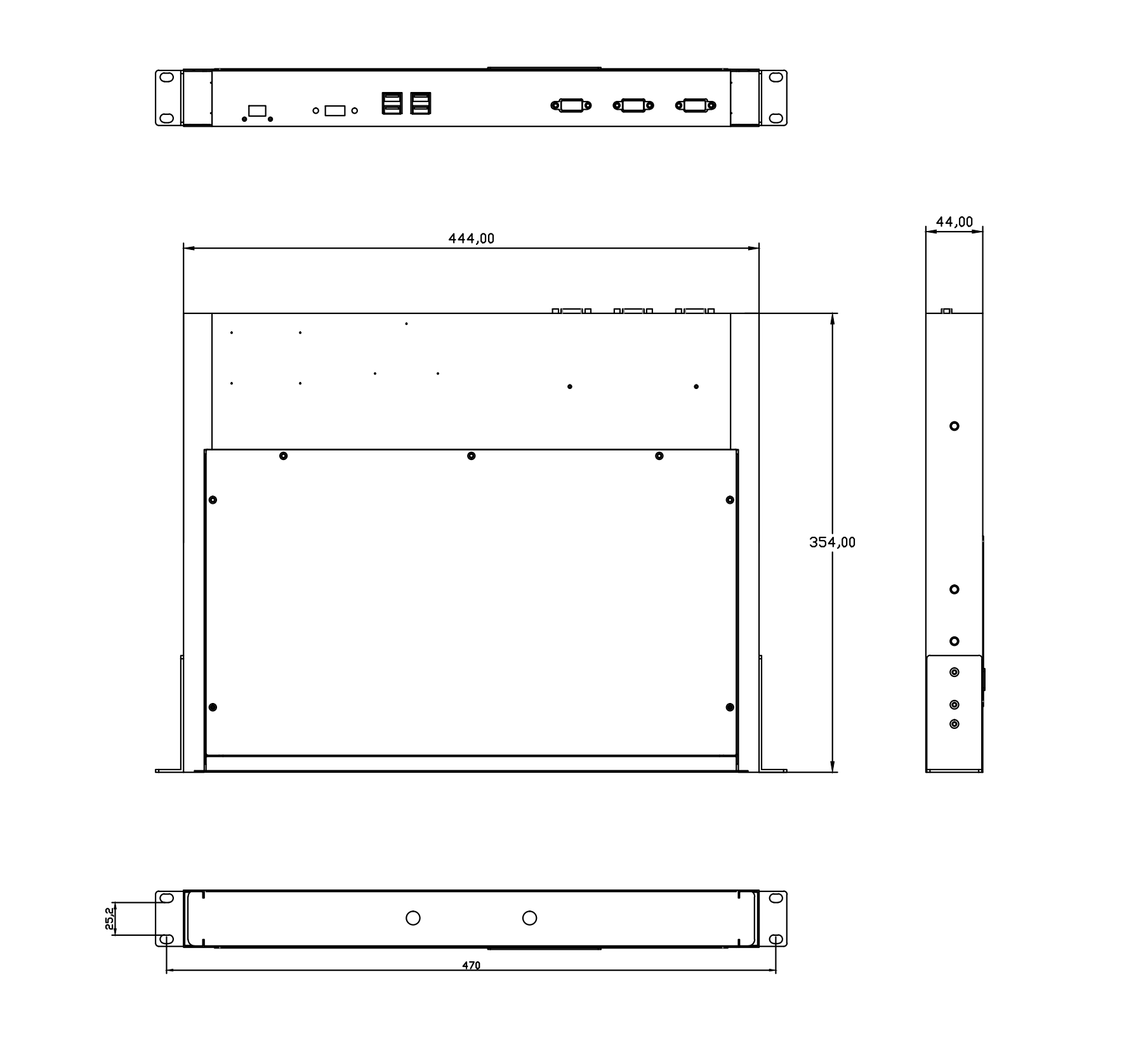 ICK-105BM-K01-工業鍵盤